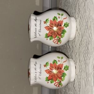 Lily Creek "Celebrate the Magic of Christmas" Salt & Pepper Shakers